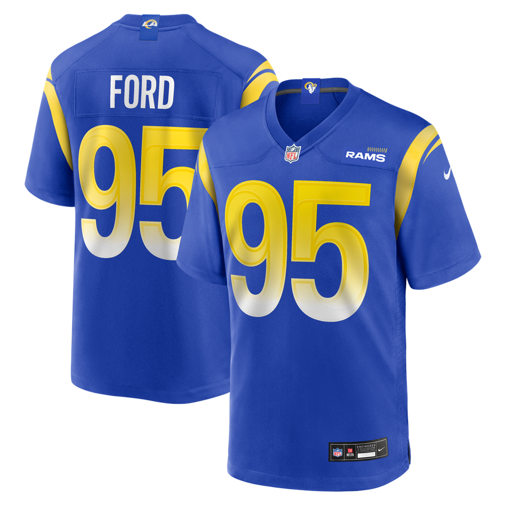 Poona Ford Los Angeles Rams Nike Team Game Jersey - Royal Official NFL Team Apparel Football Fan Gear