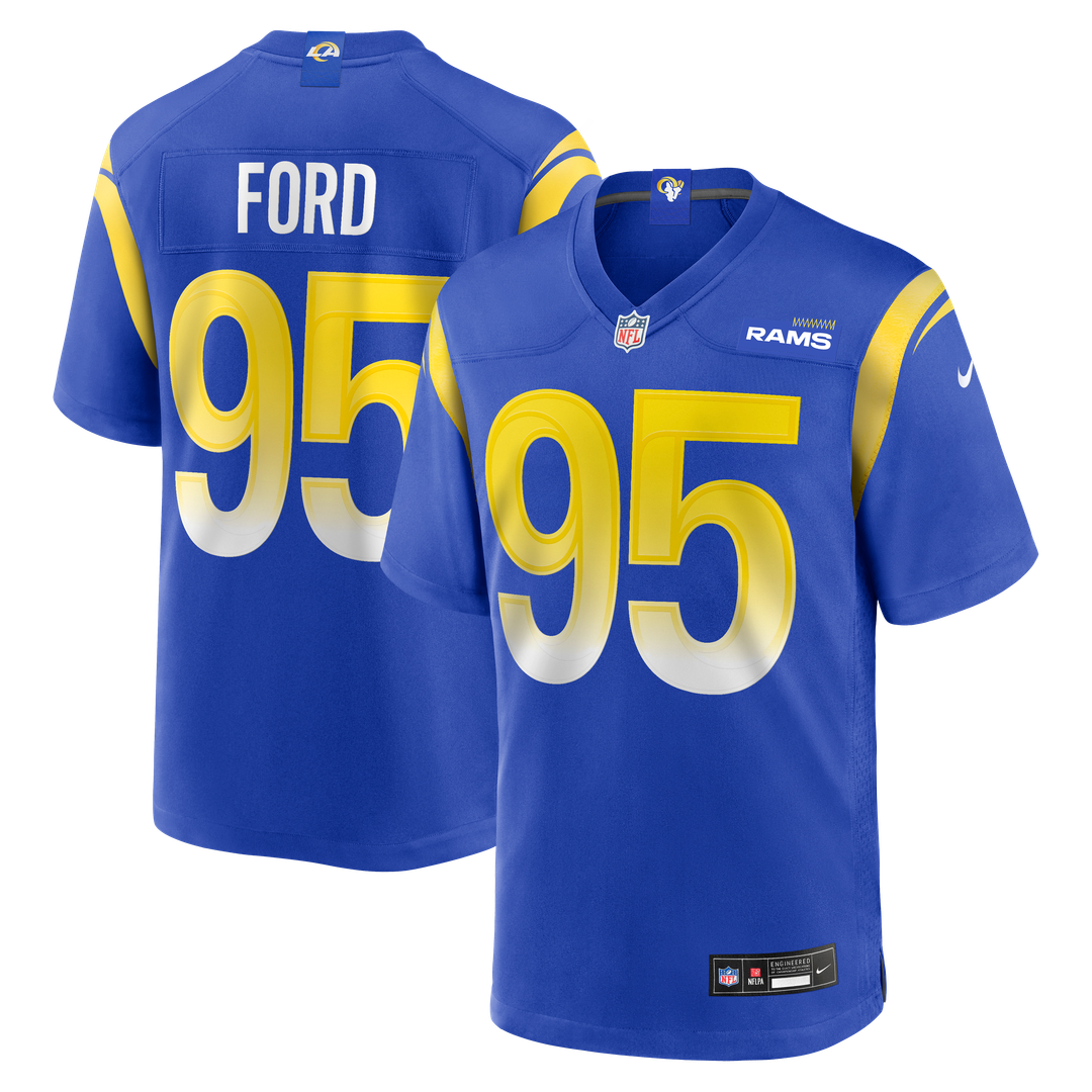Poona Ford Los Angeles Rams Nike Team Game Jersey - Royal Official NFL Team Apparel Football Fan Gear