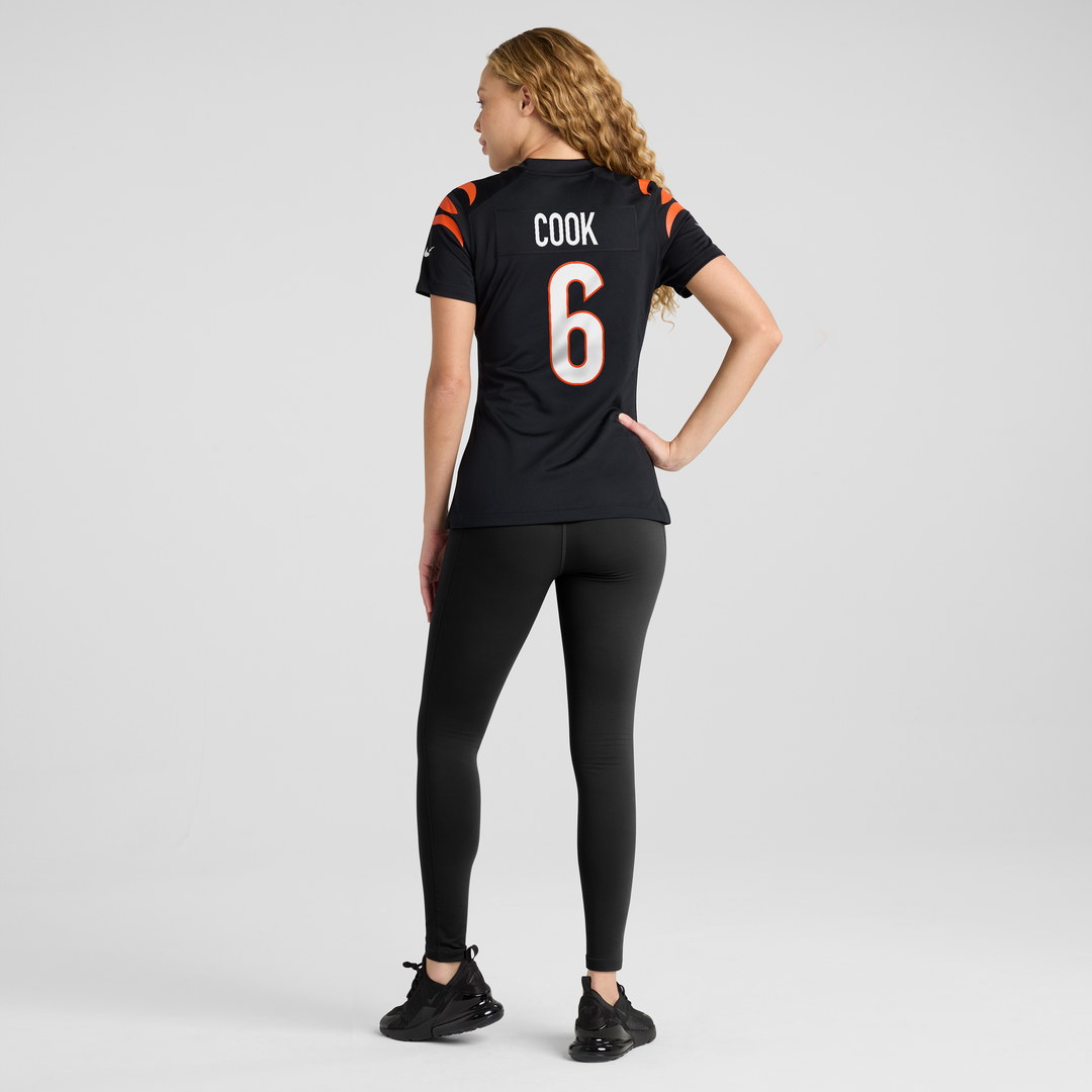 Bryan Cook Cincinnati Bengals Nike Women's Team Game Jersey - Black Official NFL Team Apparel Football Fan Gear