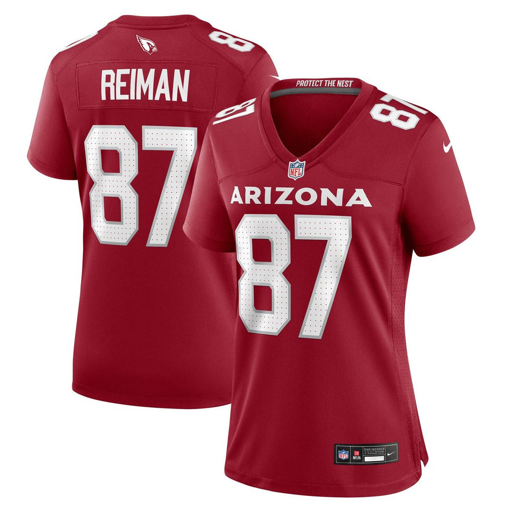 Tip Reiman Arizona Cardinals Nike Women's Game Jersey - Cardinal Official NFL Team Apparel Football Fan Gear