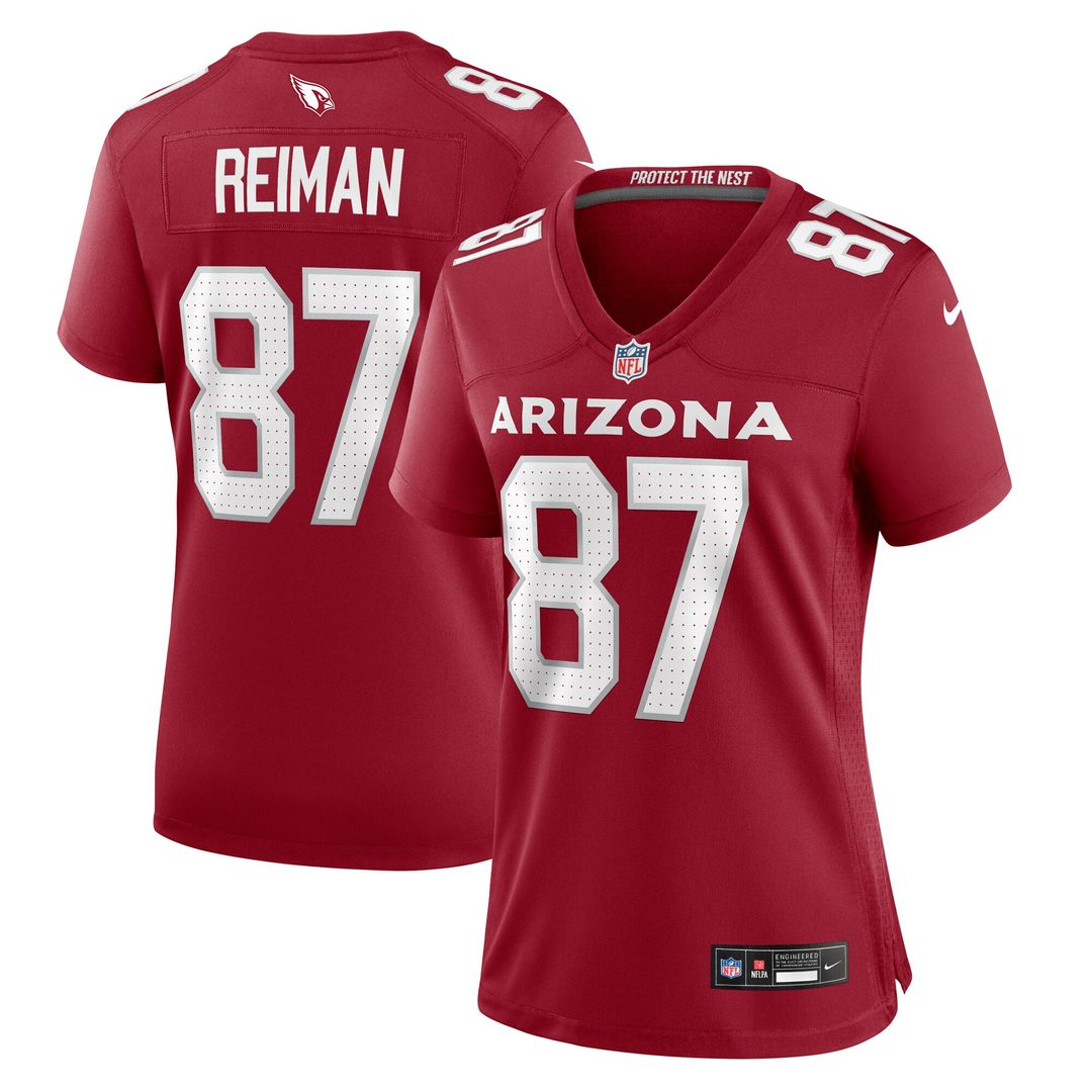 Tip Reiman Arizona Cardinals Nike Women's Game Jersey - Cardinal Official NFL Team Apparel Football Fan Gear