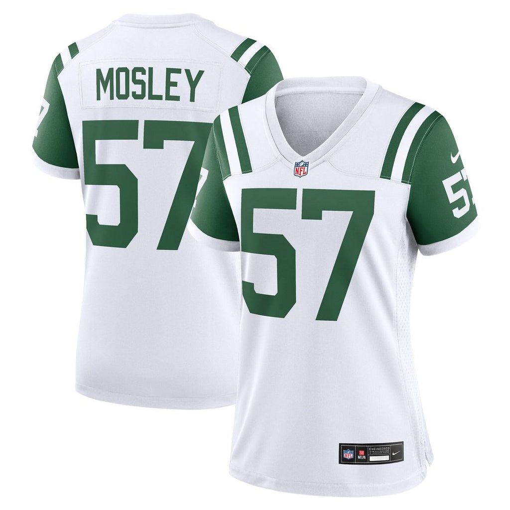 C.J. Mosley New York Jets Nike Women's Classic Alternate Game Jersey - White Official NFL Team Apparel Football Fan Gear