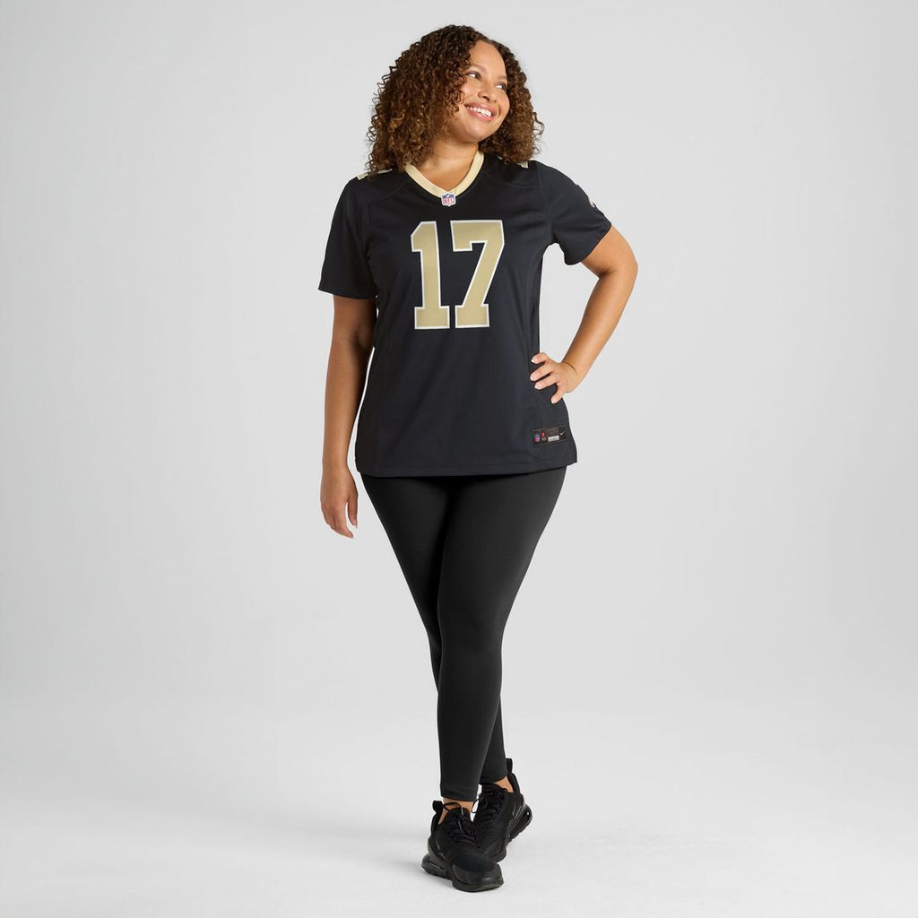 Trey Palmer New Orleans Saints Nike Women's Team Game Jersey - Black Official NFL Team Apparel Football Fan Gear
