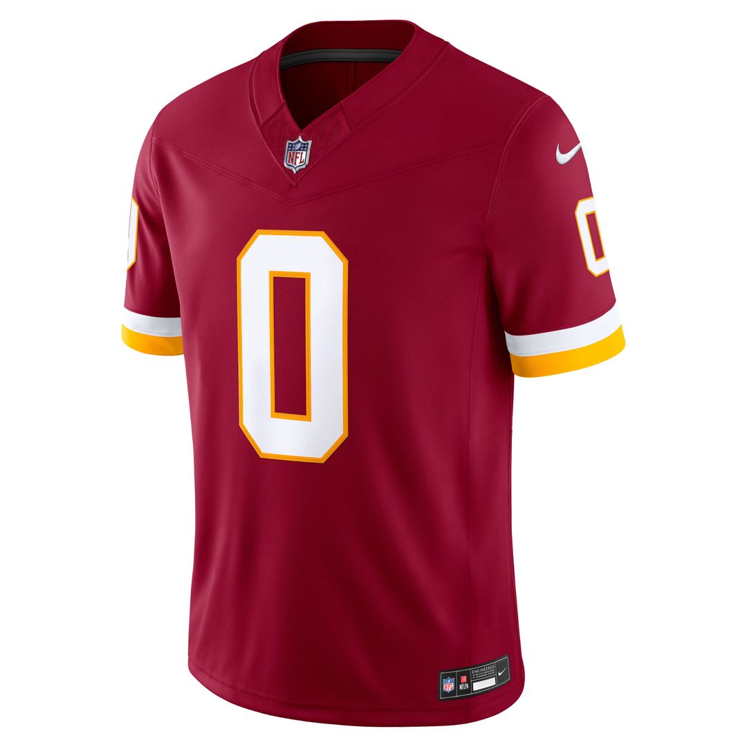 Mike Sainristil Washington Commanders Nike Vapor F.U.S.E. Stitched Limited Jersey - White Official NFL Team Apparel Football Fan Gear