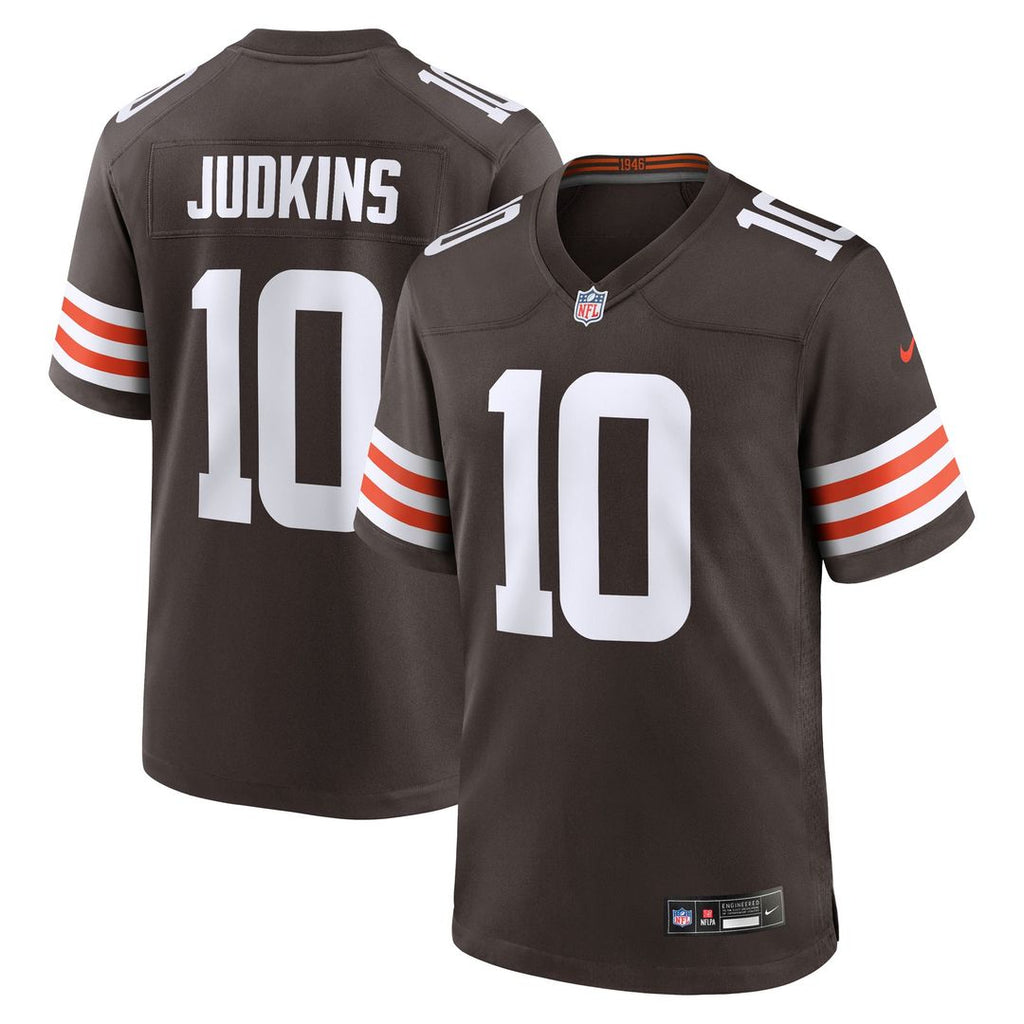Quinshon Judkins Cleveland Browns Nike 2025 NFL Draft Game Jersey - Brown Official NFL Team Apparel Football Fan Gear