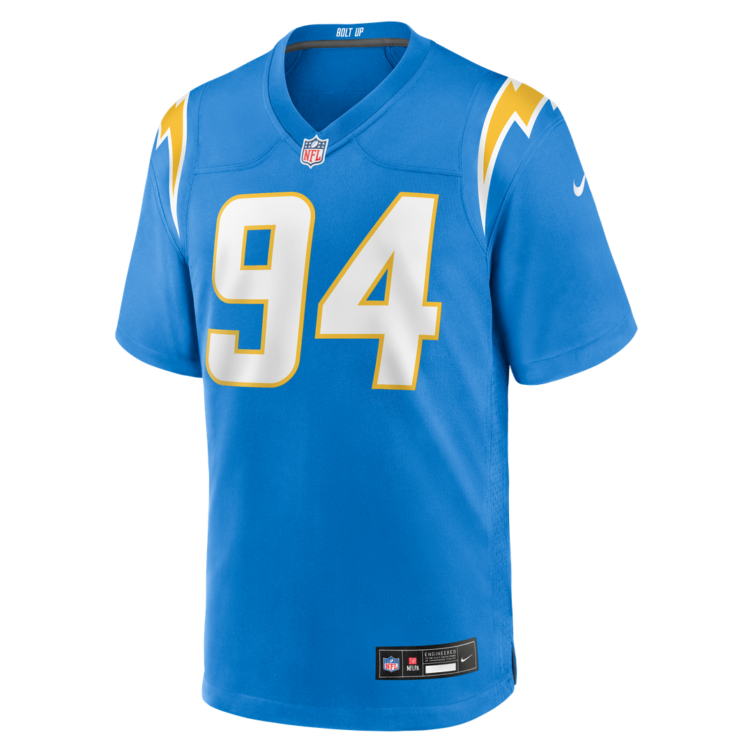 Dalvin Tomlinson Los Angeles Chargers Nike Team Game Jersey - Powder Blue Official NFL Team Apparel Football Fan Gear