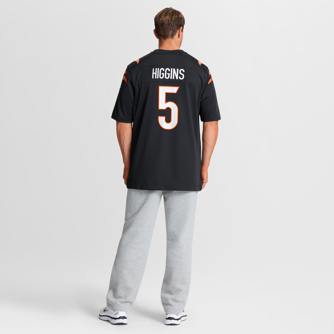 Tee Higgins Cincinnati Bengals Nike Game Player Jersey - Black Official NFL Team Apparel Football Fan Gear