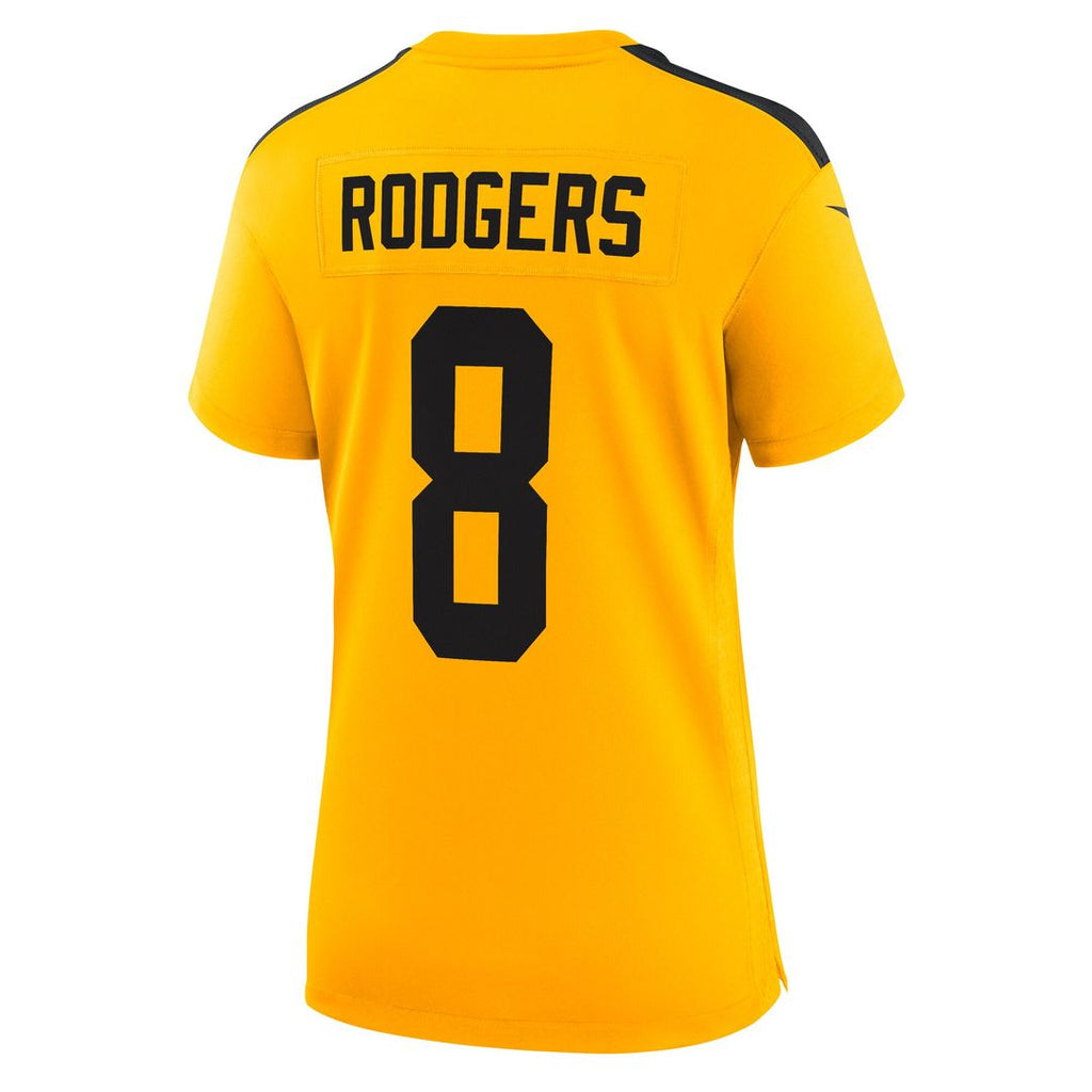 Aaron Rodgers Pittsburgh Steelers Nike Women's Alternate 1933 Throwback Game Jersey - Gold Official NFL Team Apparel Football Fan Gear