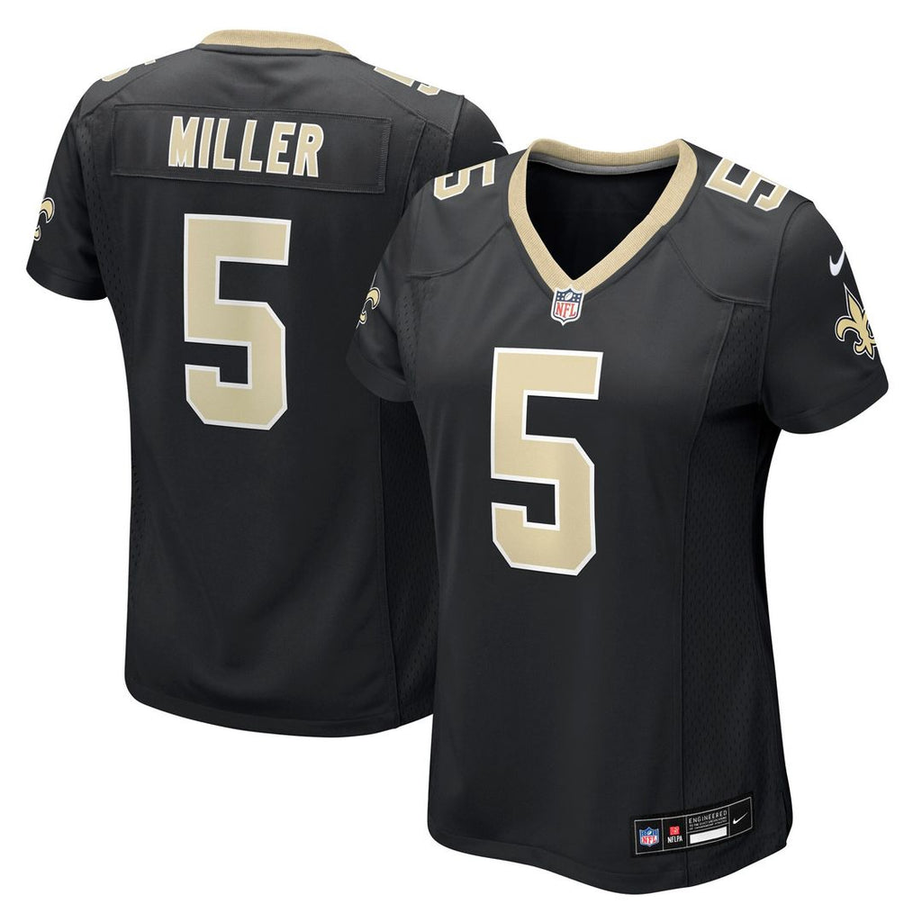 Kendre Miller New Orleans Saints Nike Women's Team Game Jersey - Black Official NFL Team Apparel Football Fan Gear