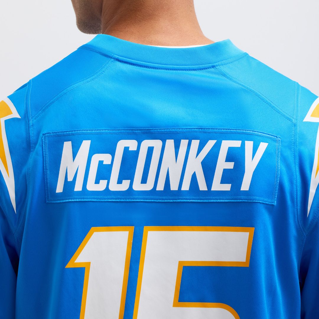 Ladd McConkey Los Angeles Chargers Nike Alternate Super Chargers Game Player Jersey - Navy Official NFL Team Apparel Football Fan Gear