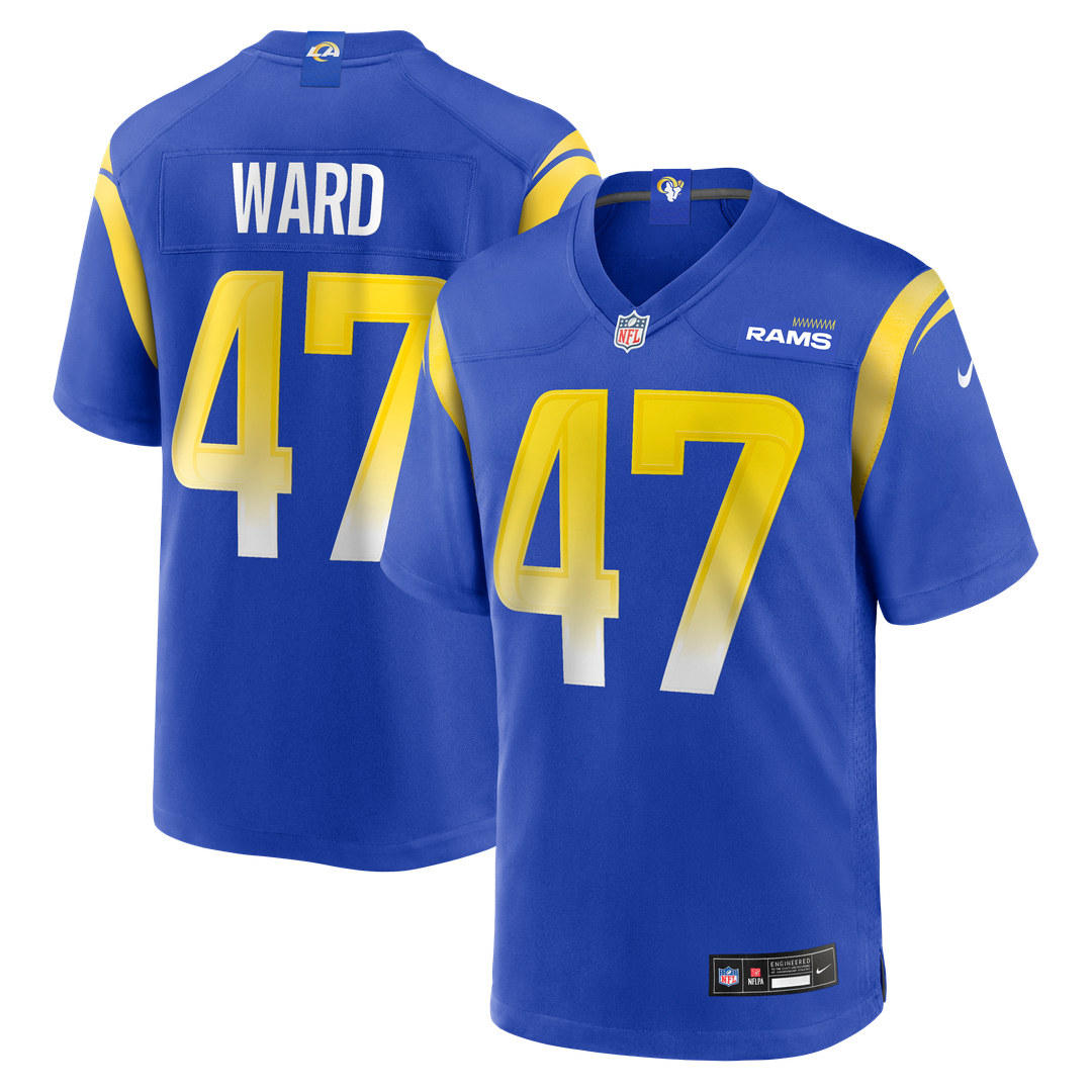Alex Ward Los Angeles Rams Nike Home Game Jersey - Royal Official NFL Team Apparel Football Fan Gear