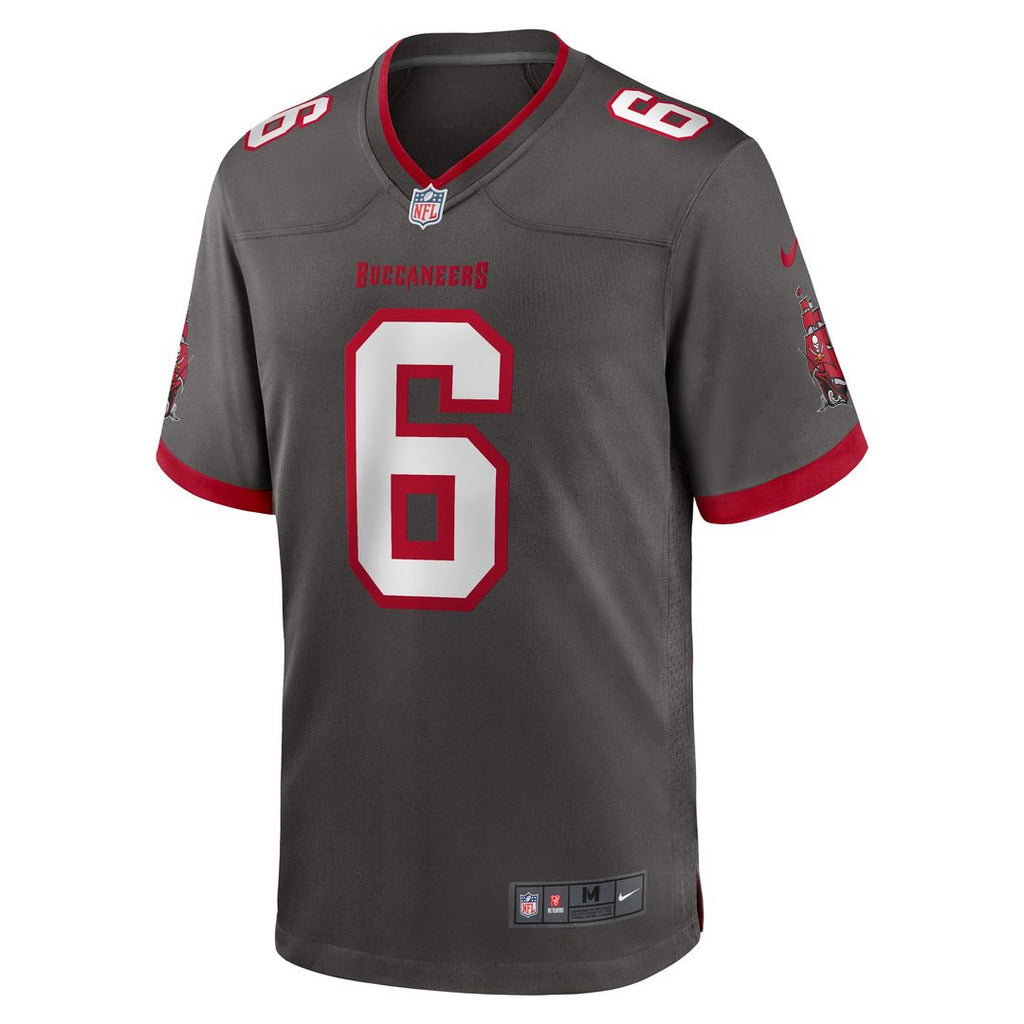 Baker Mayfield Tampa Bay Buccaneers Nike Throwback Game Jersey - Orange Official NFL Team Apparel Football Fan Gear