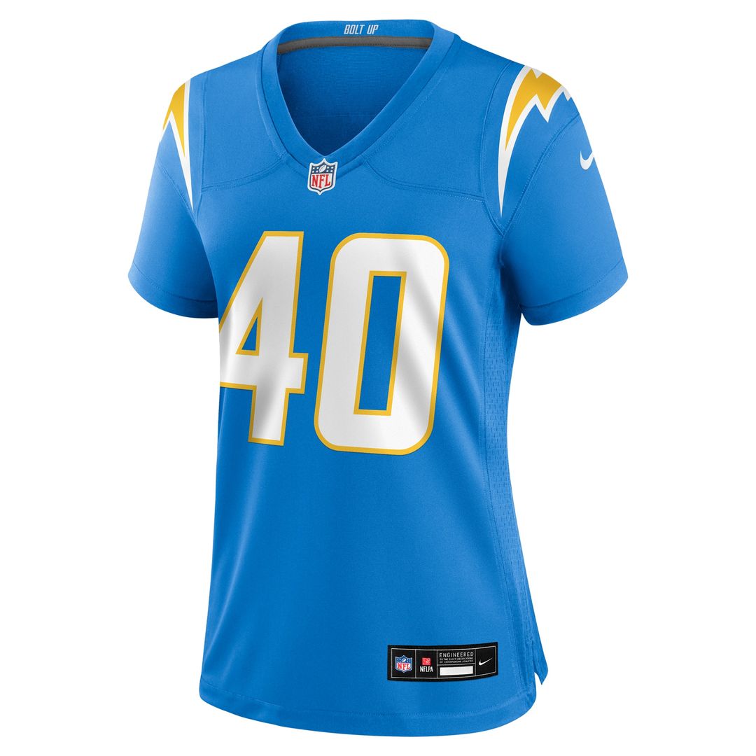 Kendall Williamson Los Angeles Chargers Nike Women's Team Game Jersey - Powder Blue Official NFL Team Apparel Football Fan Gear