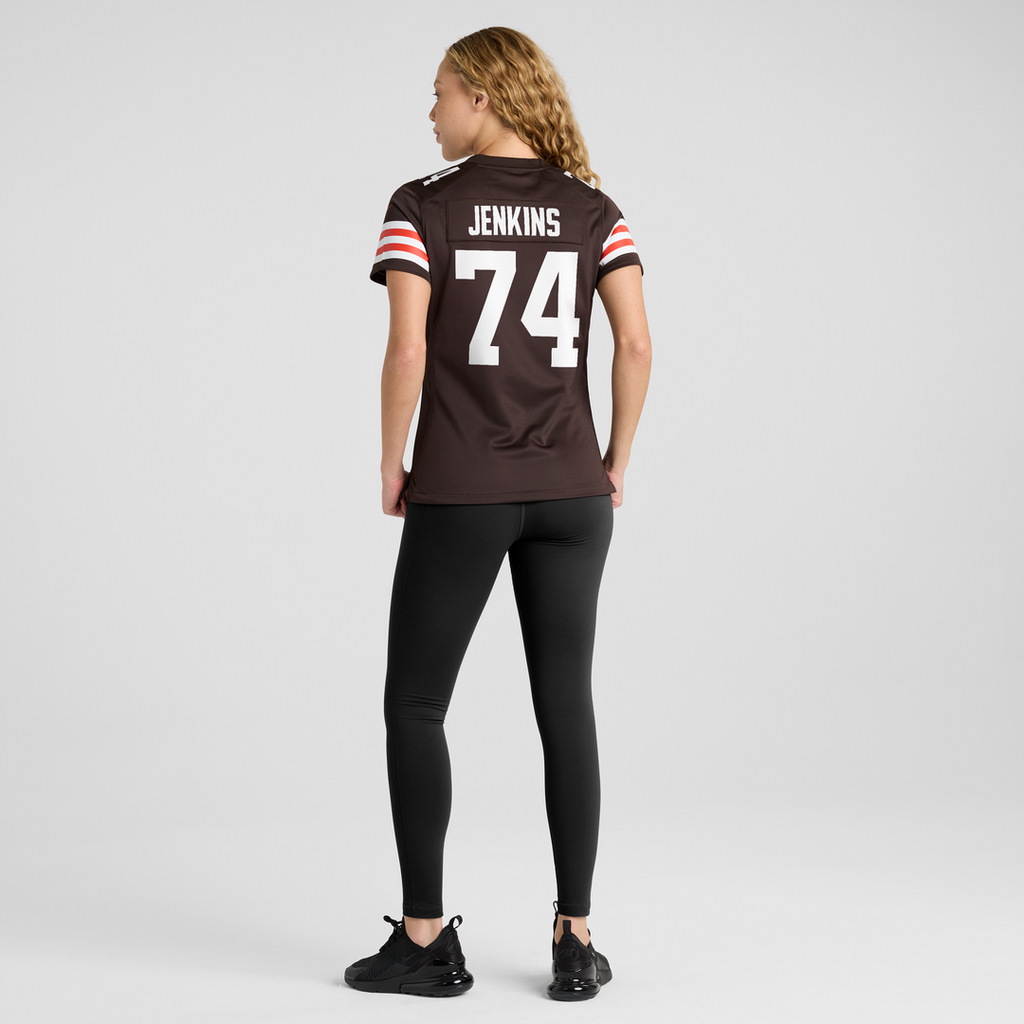 Elgton Jenkins Cleveland Browns Nike Women's Team Game Jersey - Brown Official NFL Team Apparel Football Fan Gear