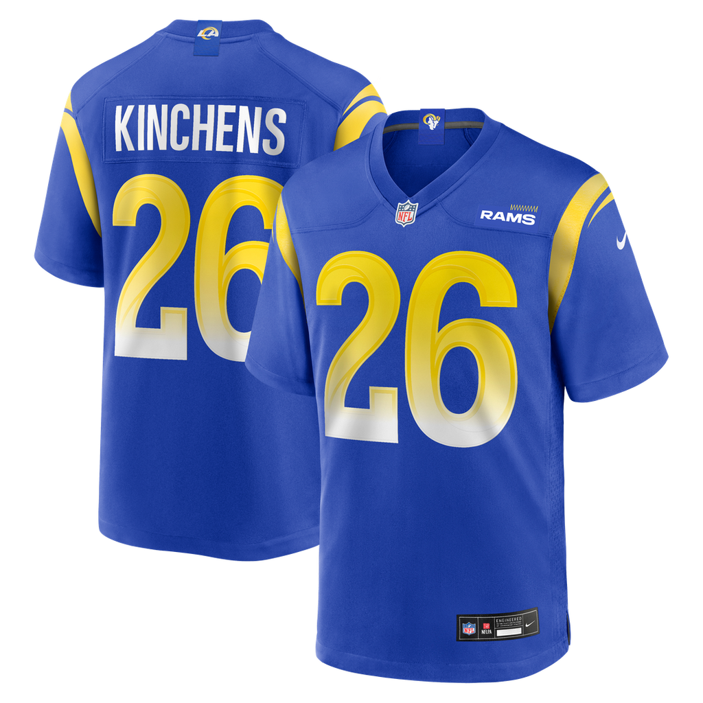 Kamren Kinchens Los Angeles Rams Nike Team Game Jersey - Royal Official NFL Team Apparel Football Fan Gear