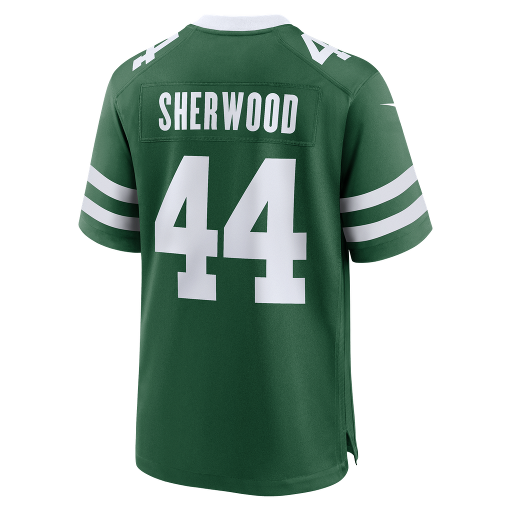 Jamien Sherwood New York Jets Nike Team Game Jersey - Legacy Green Official NFL Team Apparel Football Fan Gear