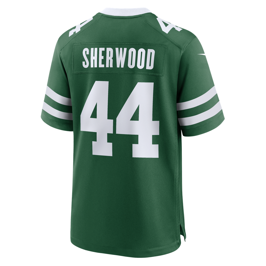 Jamien Sherwood New York Jets Nike Team Game Jersey - Legacy Green Official NFL Team Apparel Football Fan Gear