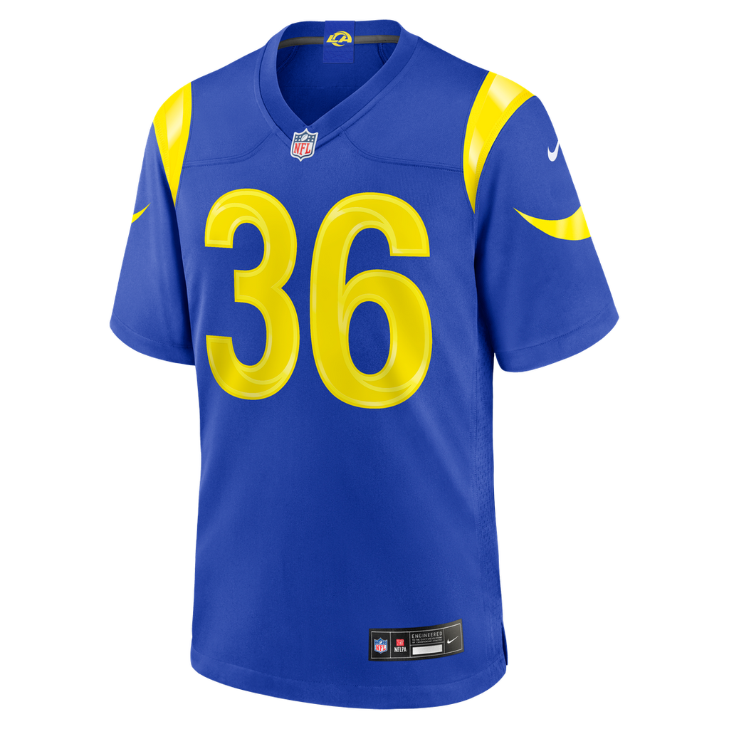 Alex Johnson Los Angeles Rams Nike Team Game Jersey - Royal Official NFL Team Apparel Football Fan Gear