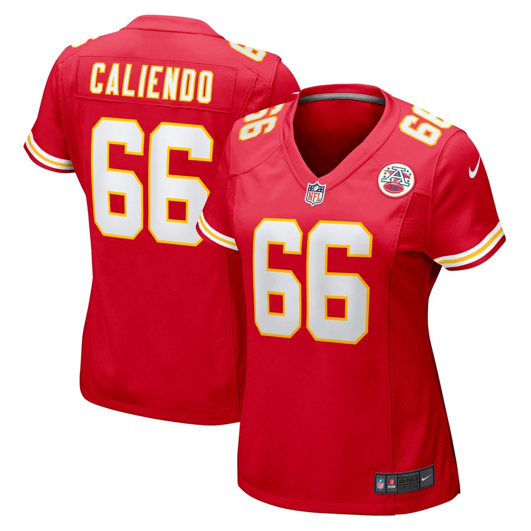 Mike Caliendo Kansas City Chiefs Nike Women's Game Player Jersey - Red Official NFL Team Apparel Football Fan Gear