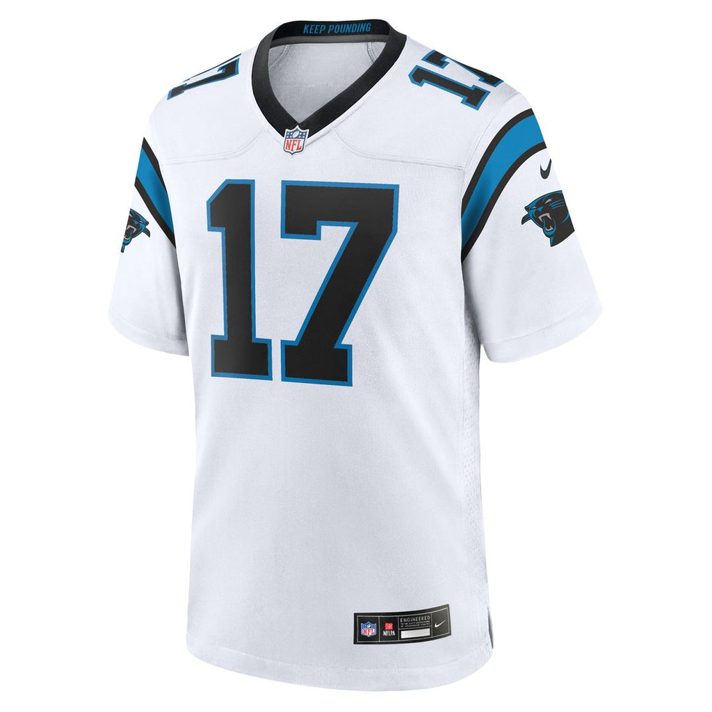 Xavier Legette Carolina Panthers Nike Game Jersey - White Official NFL Team Apparel Football Fan Gear