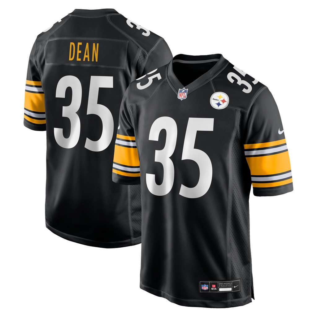 Jamel Dean Pittsburgh Steelers Nike Team Game Jersey - Black Official NFL Team Apparel Football Fan Gear