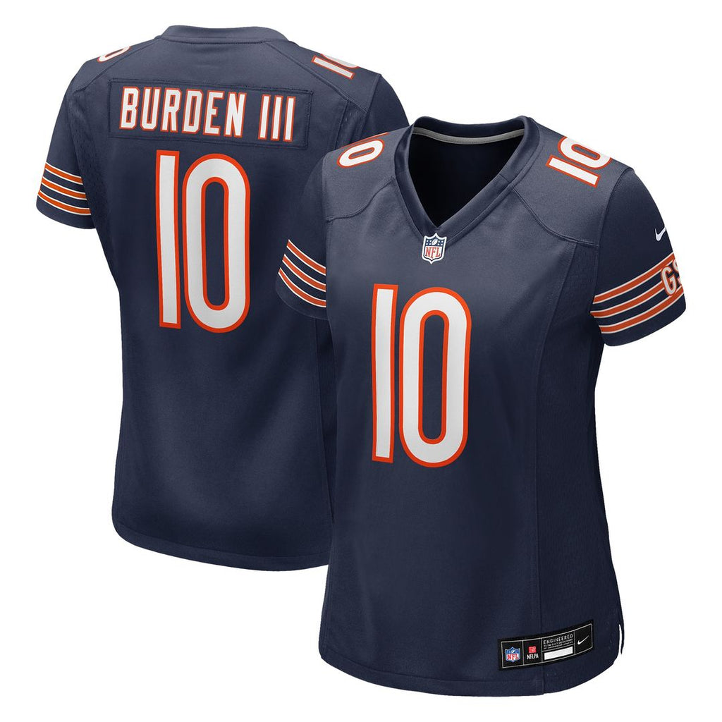 Luther Burden III Chicago Bears Nike Women's Team Game Jersey - Navy Official NFL Team Apparel Football Fan Gear