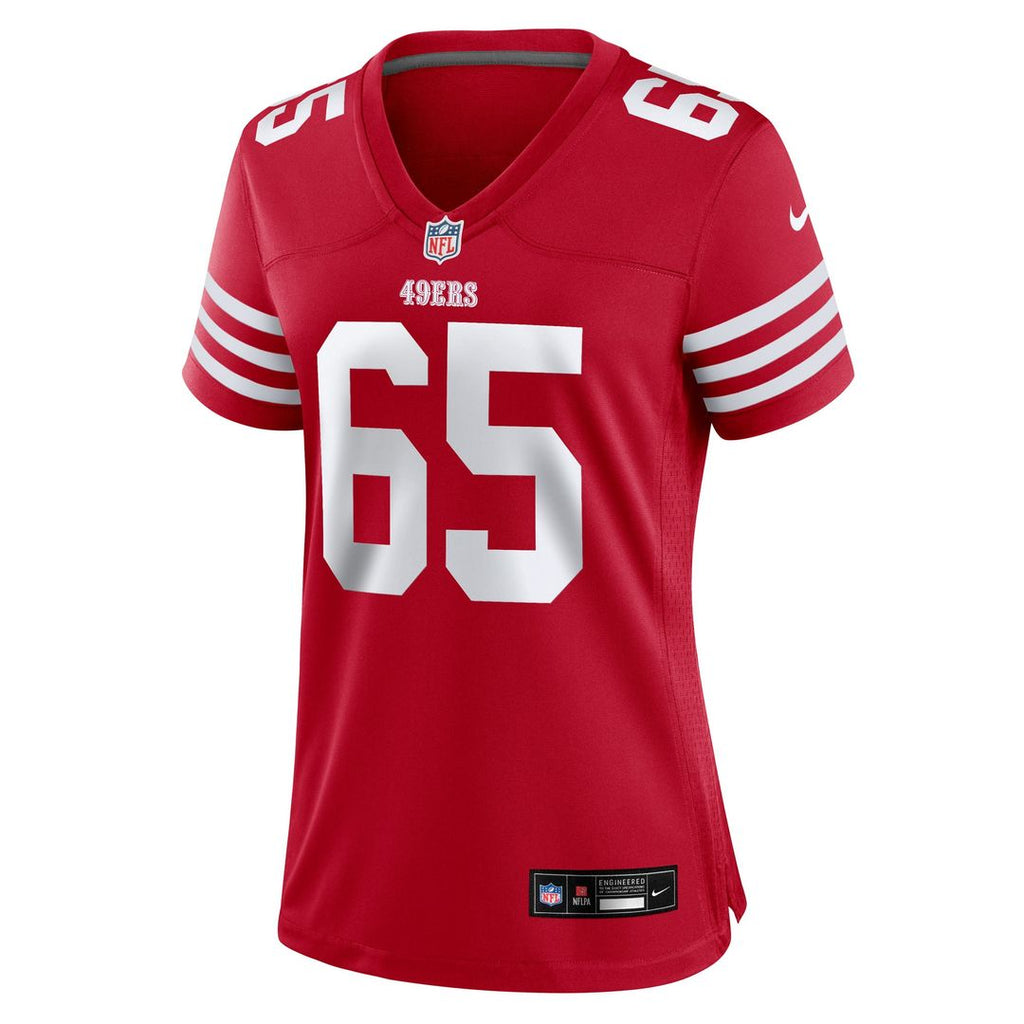 Drew Moss San Francisco 49ers Nike Women's Team Game Jersey - Scarlet Official NFL Team Apparel Football Fan Gear