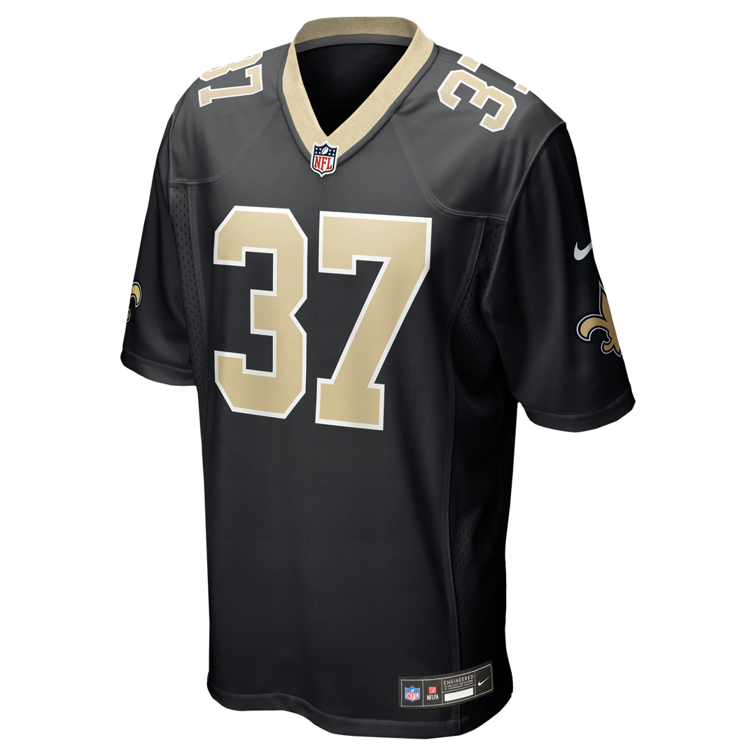 Jordan Mims New Orleans Saints Nike Team Game Jersey - Black Official NFL Team Apparel Football Fan Gear