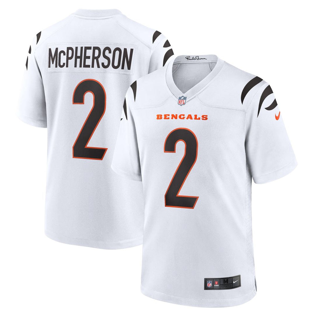 Evan McPherson Cincinnati Bengals Nike Game Player Jersey - White Official NFL Team Apparel Football Fan Gear
