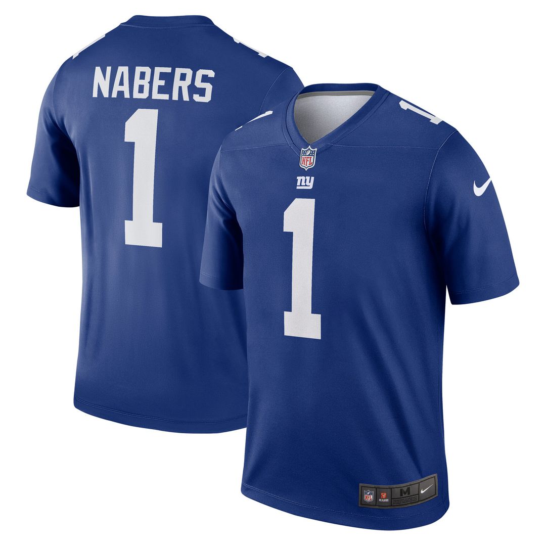 Malik Nabers New York Giants Nike Legend Player Performance Top - Royal NFL Fan Gear Popular Style