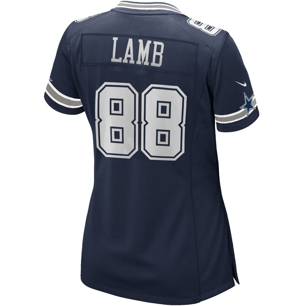 CeeDee Lamb Dallas Cowboys Nike Women's Game Jersey - Navy Official NFL Team Apparel Football Fan Gear
