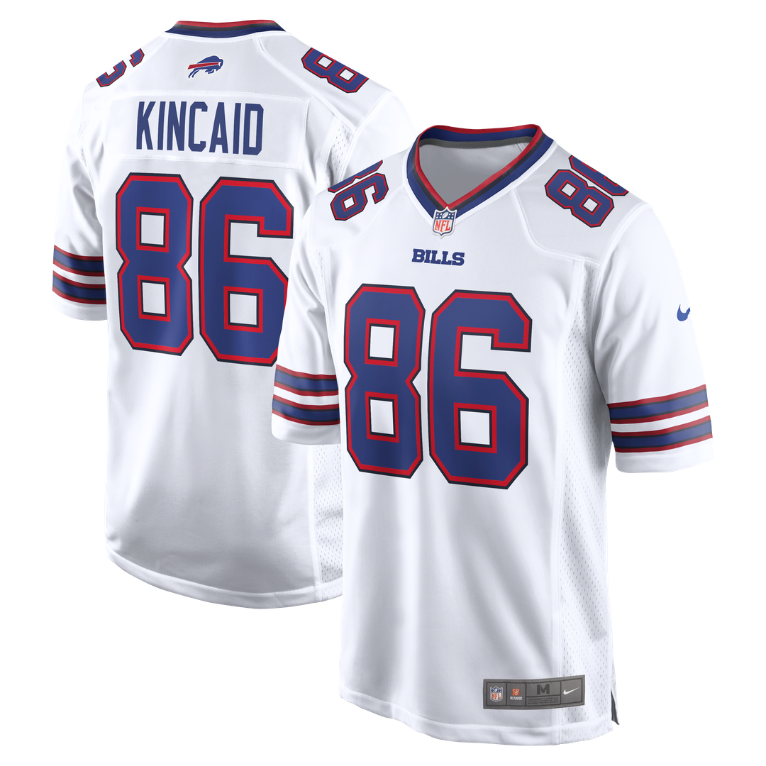 Dalton Kincaid Buffalo Bills Nike Game Jersey - White Official NFL Team Apparel Football Fan Gear