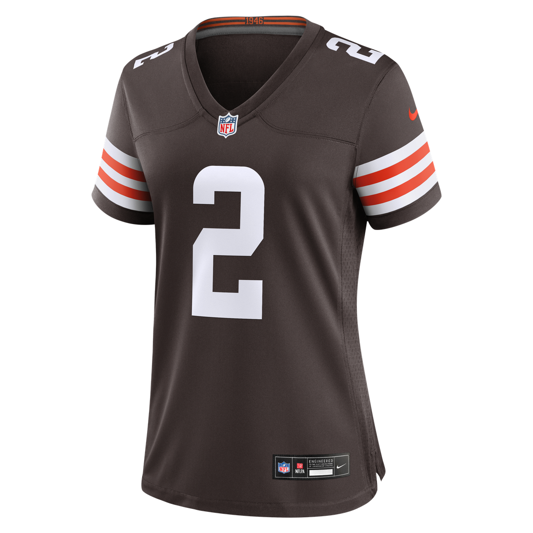 Shedeur Sanders Cleveland Browns Nike Women's Game Jersey - White Official NFL Team Apparel Football Fan Gear