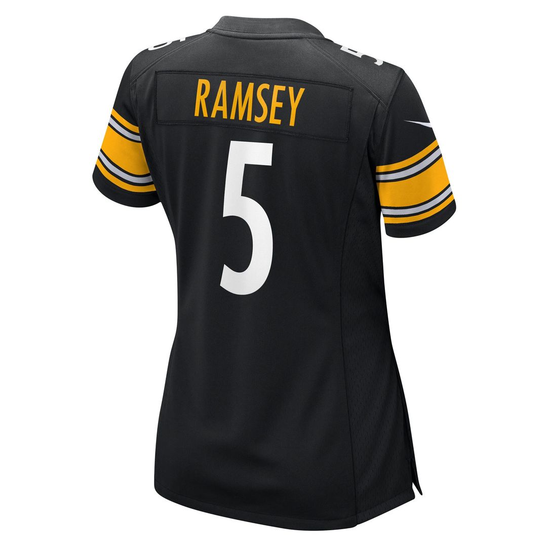 Jalen Ramsey Pittsburgh Steelers Nike Women's Team Game Jersey - Black Official NFL Team Apparel Football Fan Gear
