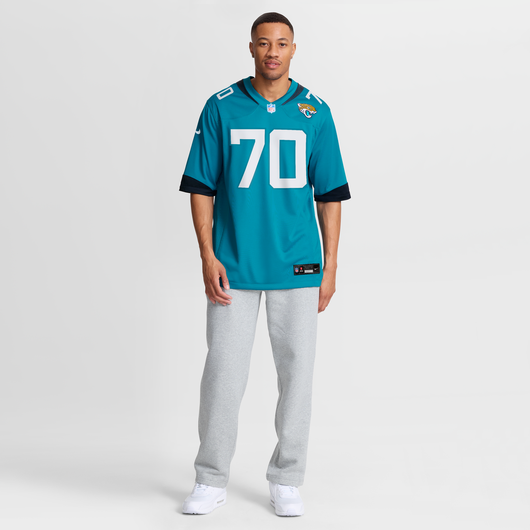 Cole Van Lanen Jacksonville Jaguars Nike Game Player Jersey - Teal Official NFL Team Apparel Football Fan Gear