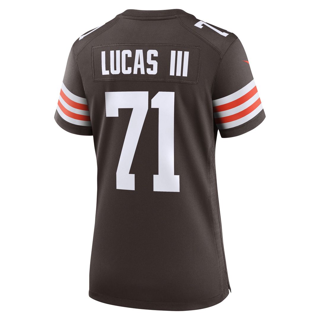 Cornelius Lucas Cleveland Browns Nike Women's Team Game Jersey - Brown Official NFL Team Apparel Football Fan Gear