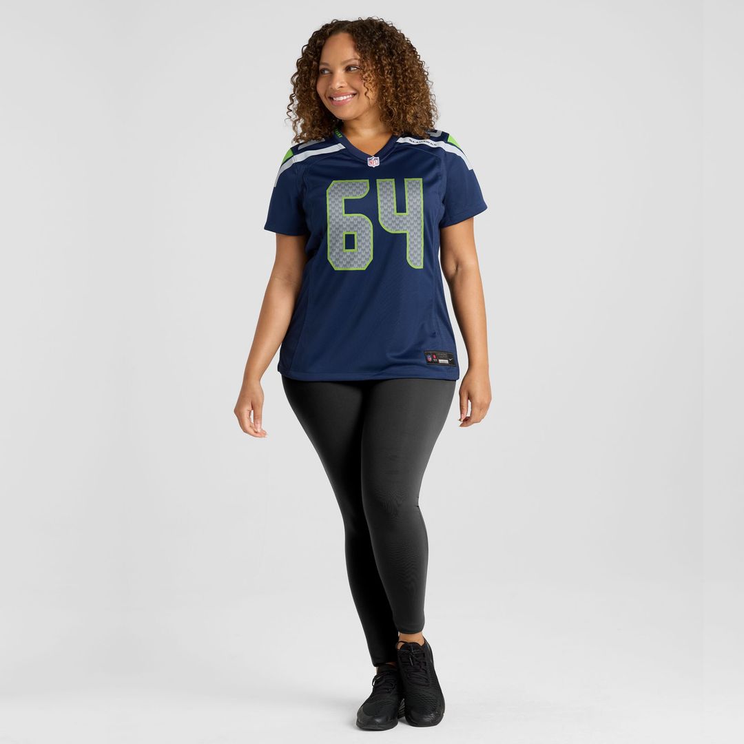 Christian Haynes Seattle Seahawks Nike Women's Team Game Jersey - College Navy Official NFL Team Apparel Football Fan Gear