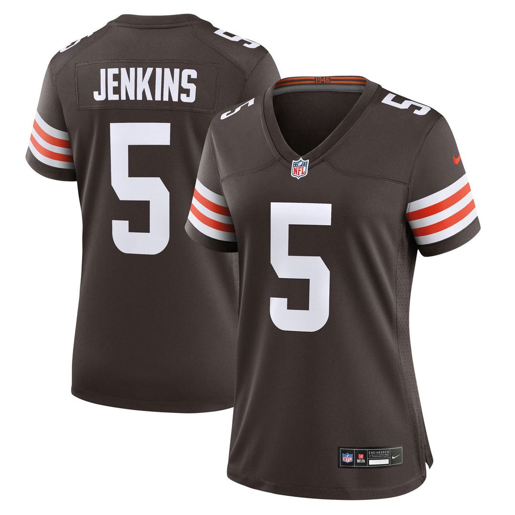 Rayshawn Jenkins Cleveland Browns Nike Women's Team Game Jersey - Brown Official NFL Team Apparel Football Fan Gear