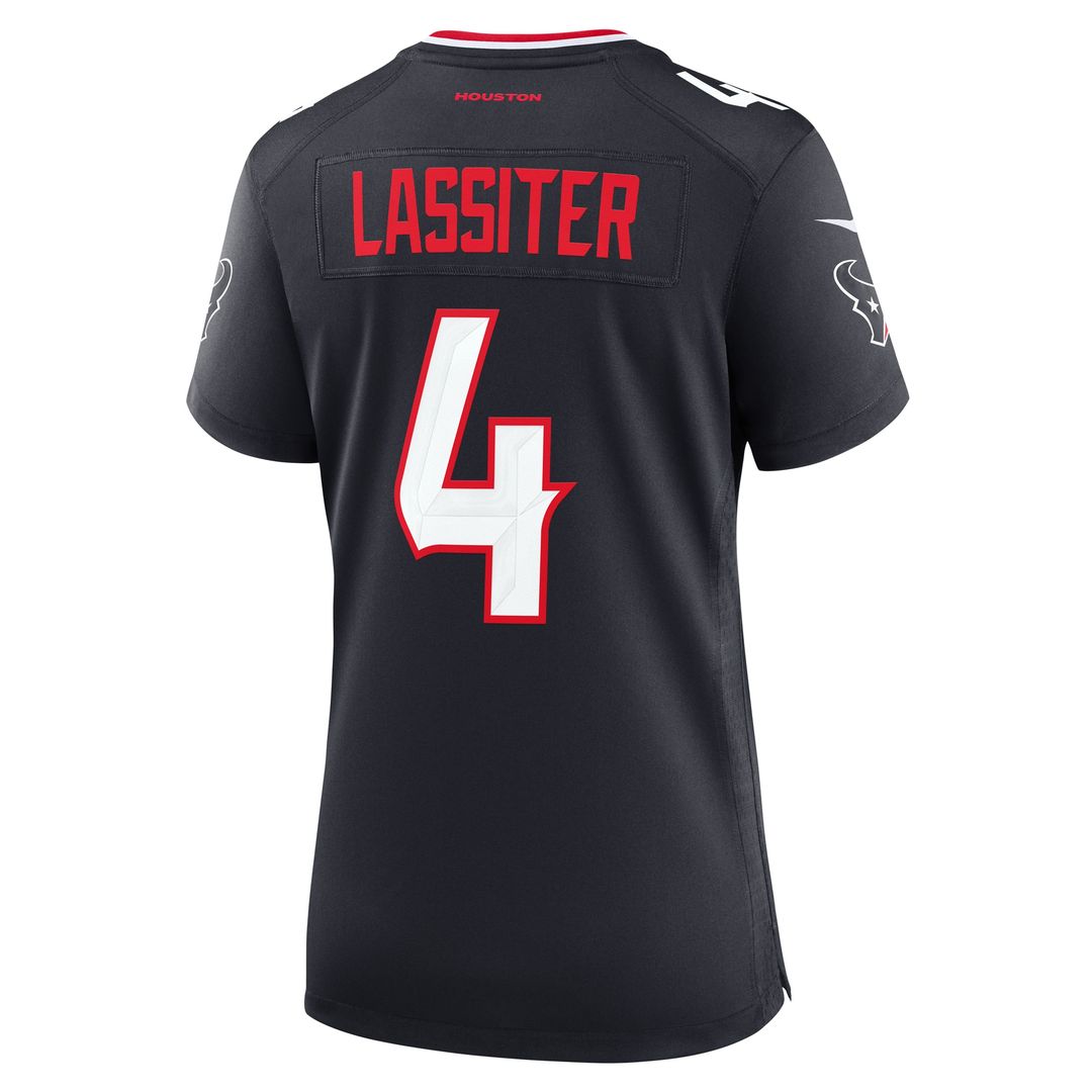 Kamari Lassiter Houston Texans Nike Women's Team Game Jersey - Navy Official NFL Team Apparel Football Fan Gear