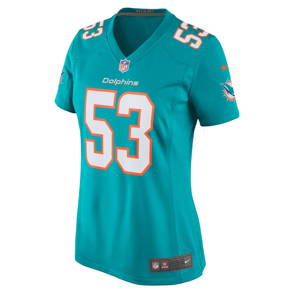 Cameron Goode Miami Dolphins Nike Women's Game Player Jersey - Aqua Official NFL Team Apparel Football Fan Gear