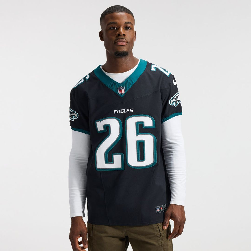 Saquon Barkley Philadelphia Eagles Nike Alternate Vapor F.U.S.E. Elite Jersey - Black Official NFL Team Apparel Football Fan Gear