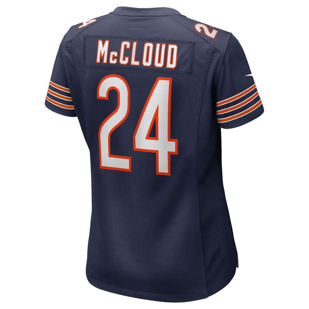 Nick McCloud Chicago Bears Nike Women's Team Game Jersey - Navy Official NFL Team Apparel Football Fan Gear