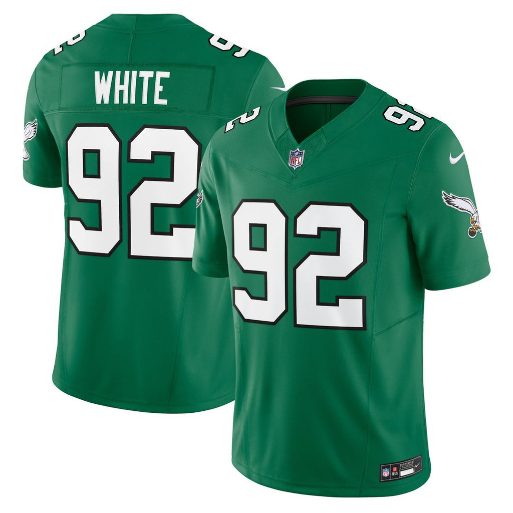 Reggie White Philadelphia Eagles Nike Alternate Vapor F.U.S.E. Limited Jersey - Kelly Green Official NFL Team Apparel Football Fan Gear