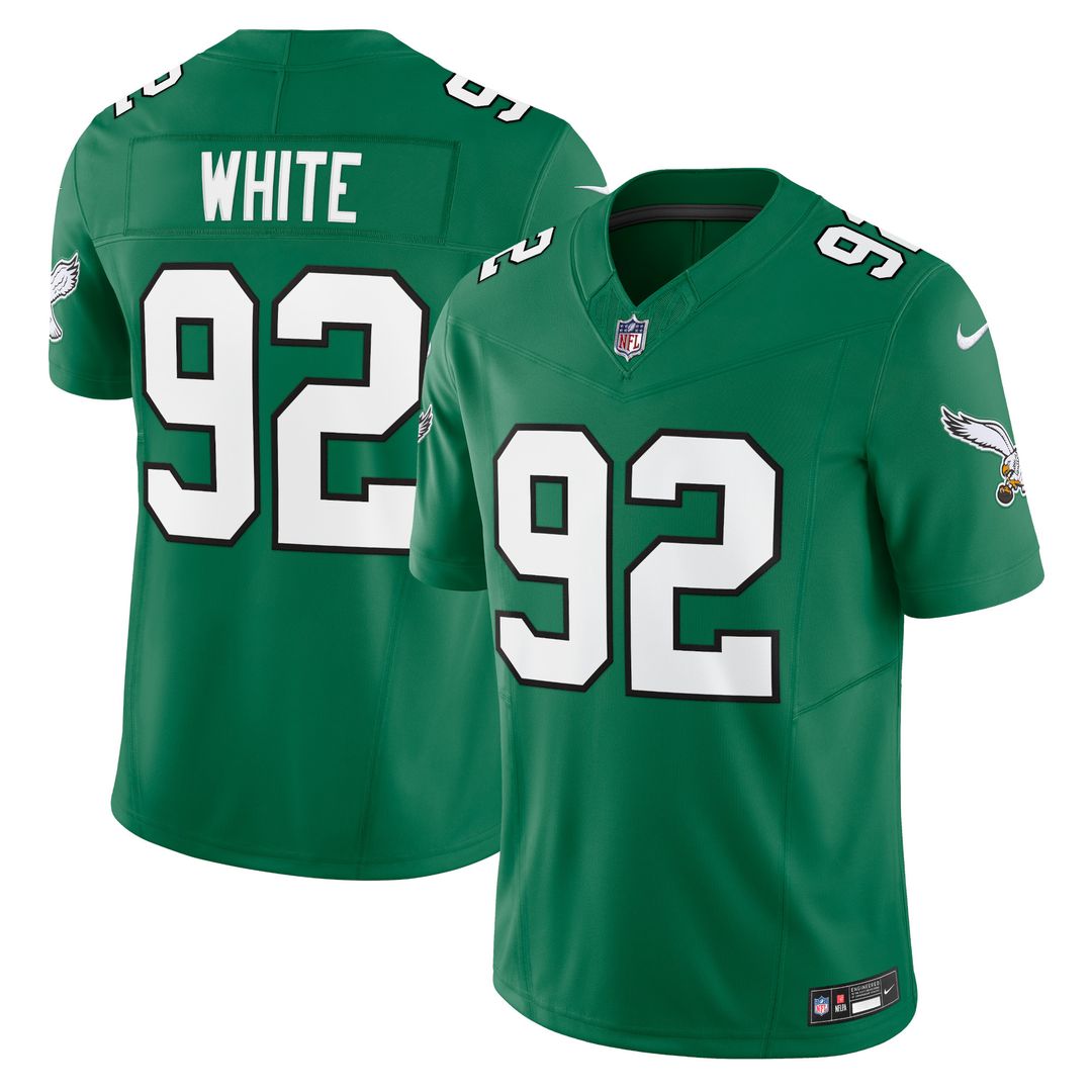 Reggie White Philadelphia Eagles Nike Alternate Vapor F.U.S.E. Limited Jersey - Kelly Green Official NFL Team Apparel Football Fan Gear