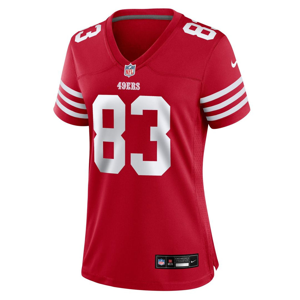 Terique Owens San Francisco 49ers Nike Women's Team Game Jersey - Scarlet Official NFL Team Apparel Football Fan Gear