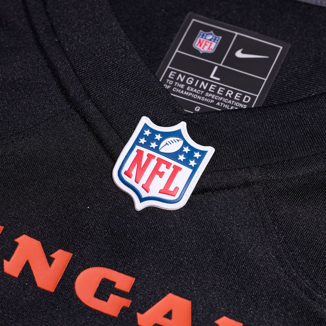 Cam Sample Cincinnati Bengals Nike Game Jersey - Black Official NFL Team Apparel Football Fan Gear