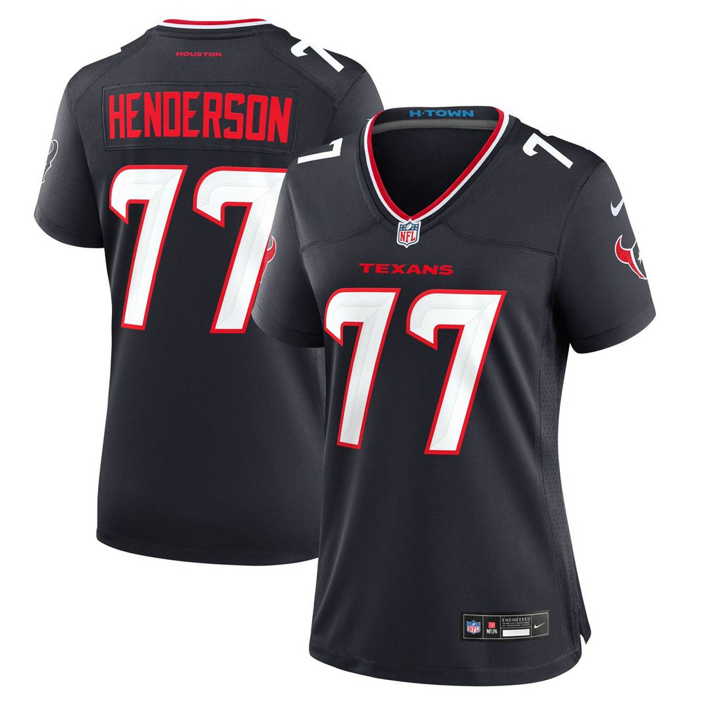 LaDarius Henderson Houston Texans Nike Women's Game Jersey - Navy Official NFL Team Apparel Football Fan Gear