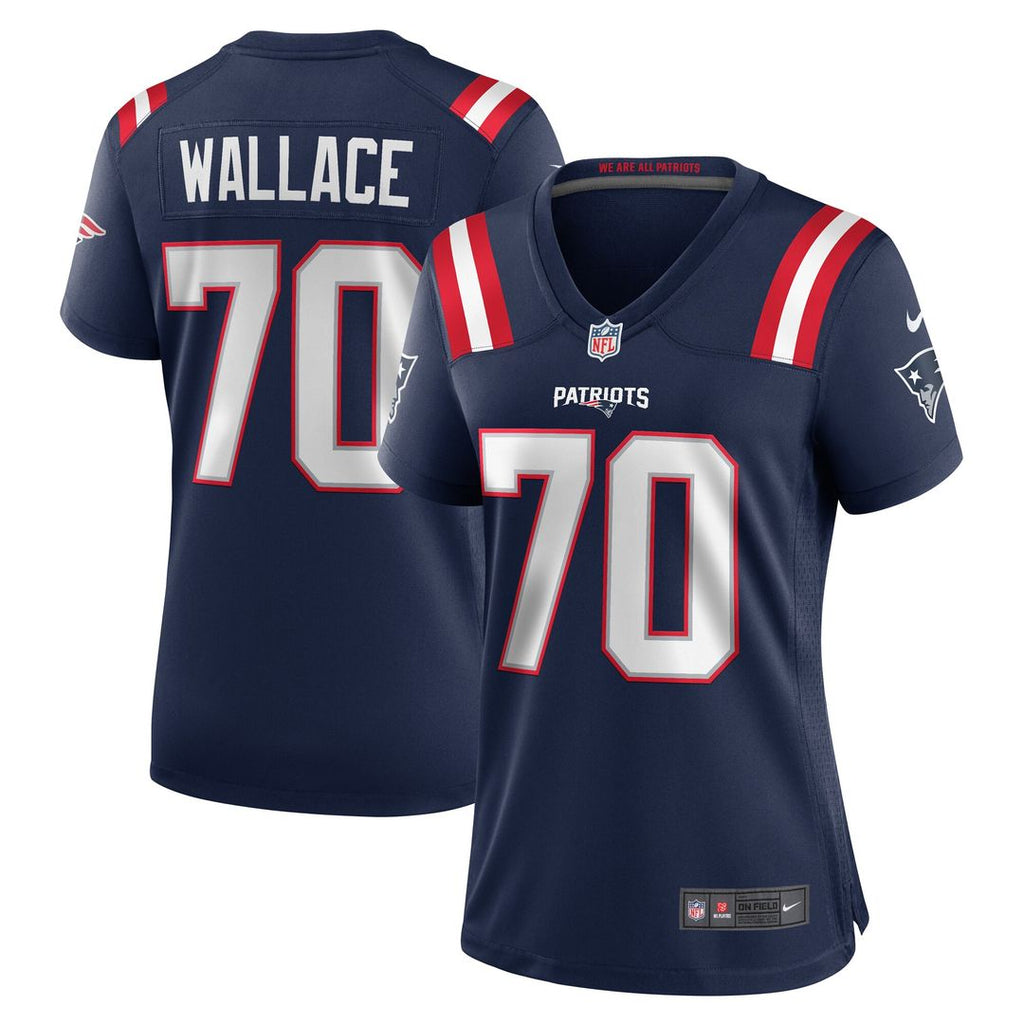 Caedan Wallace New England Patriots Nike Women's Game Jersey - Navy Official NFL Team Apparel Football Fan Gear