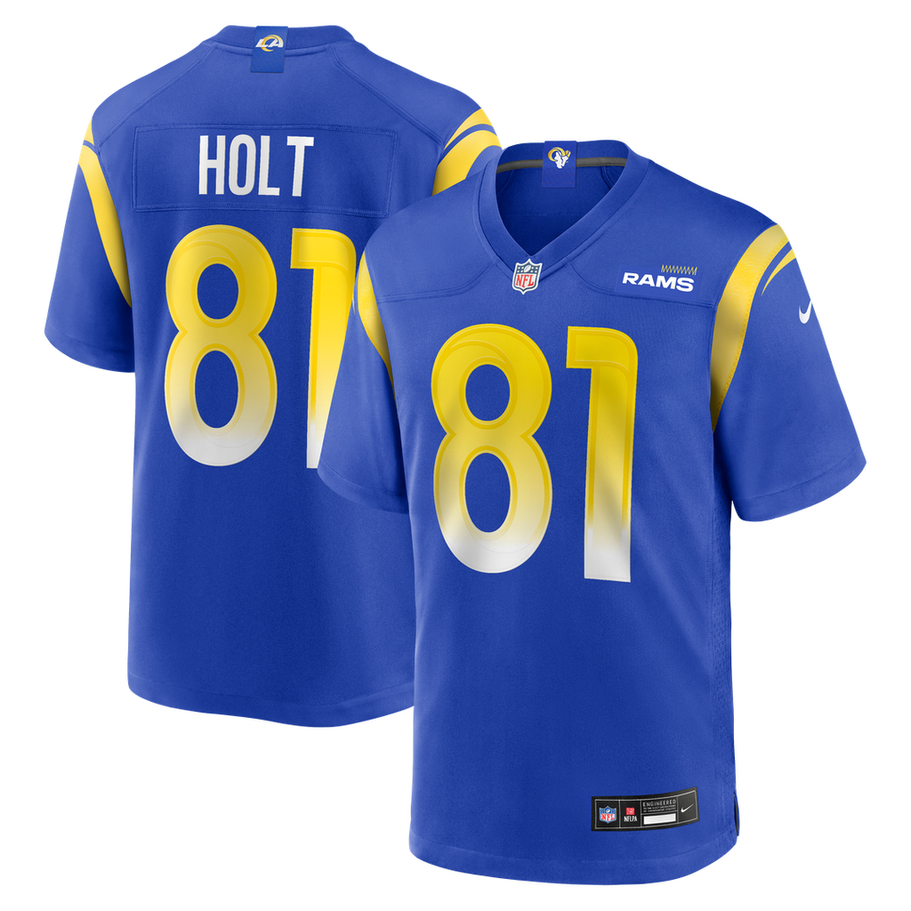 Torry Holt Los Angeles Rams Nike Game Retired Player Jersey - Royal Official NFL Team Apparel Football Fan Gear