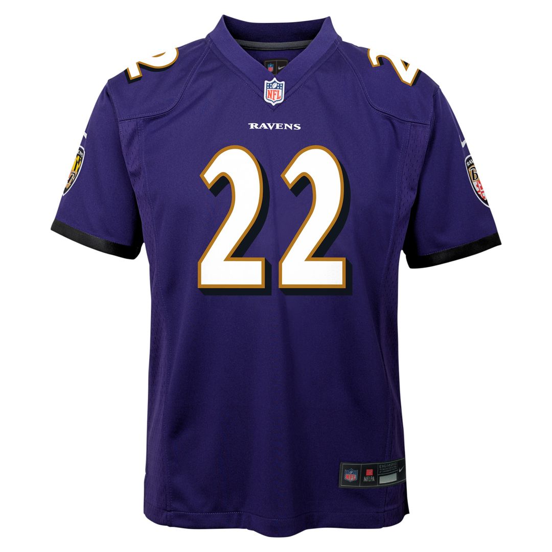 Derrick Henry Baltimore Ravens Nike Youth Game Jersey - Purple Official NFL Team Apparel Football Fan Gear